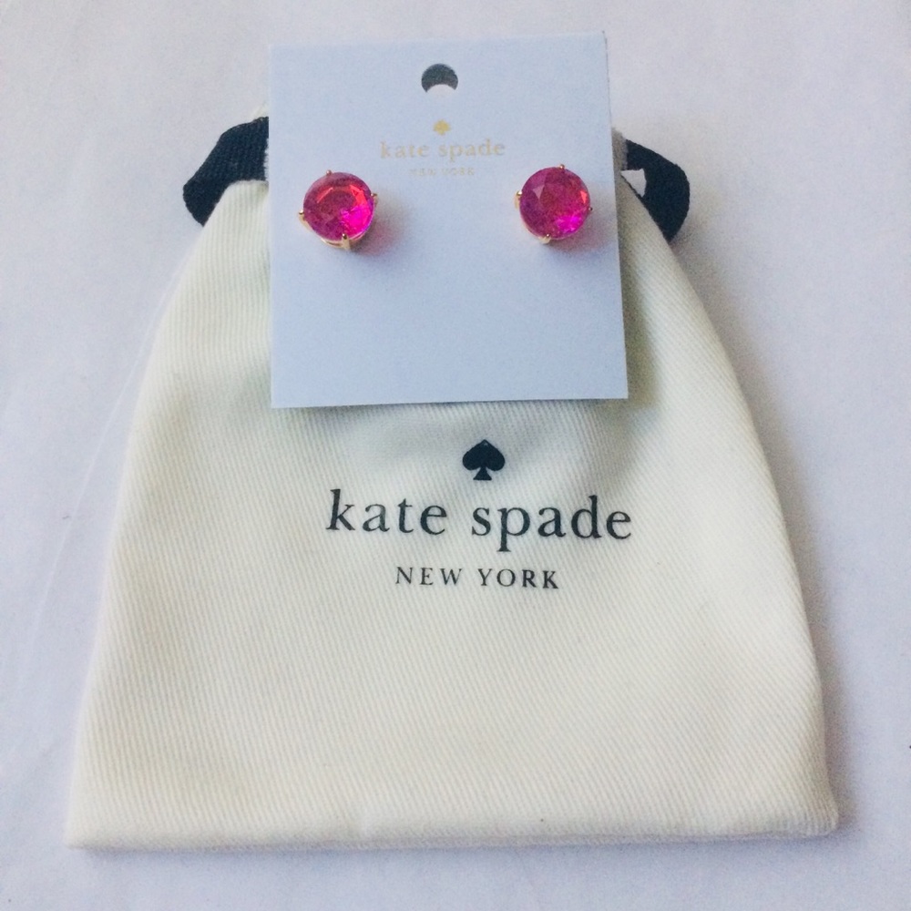 Kate Spade Fuchsia Gum Drop Earrings